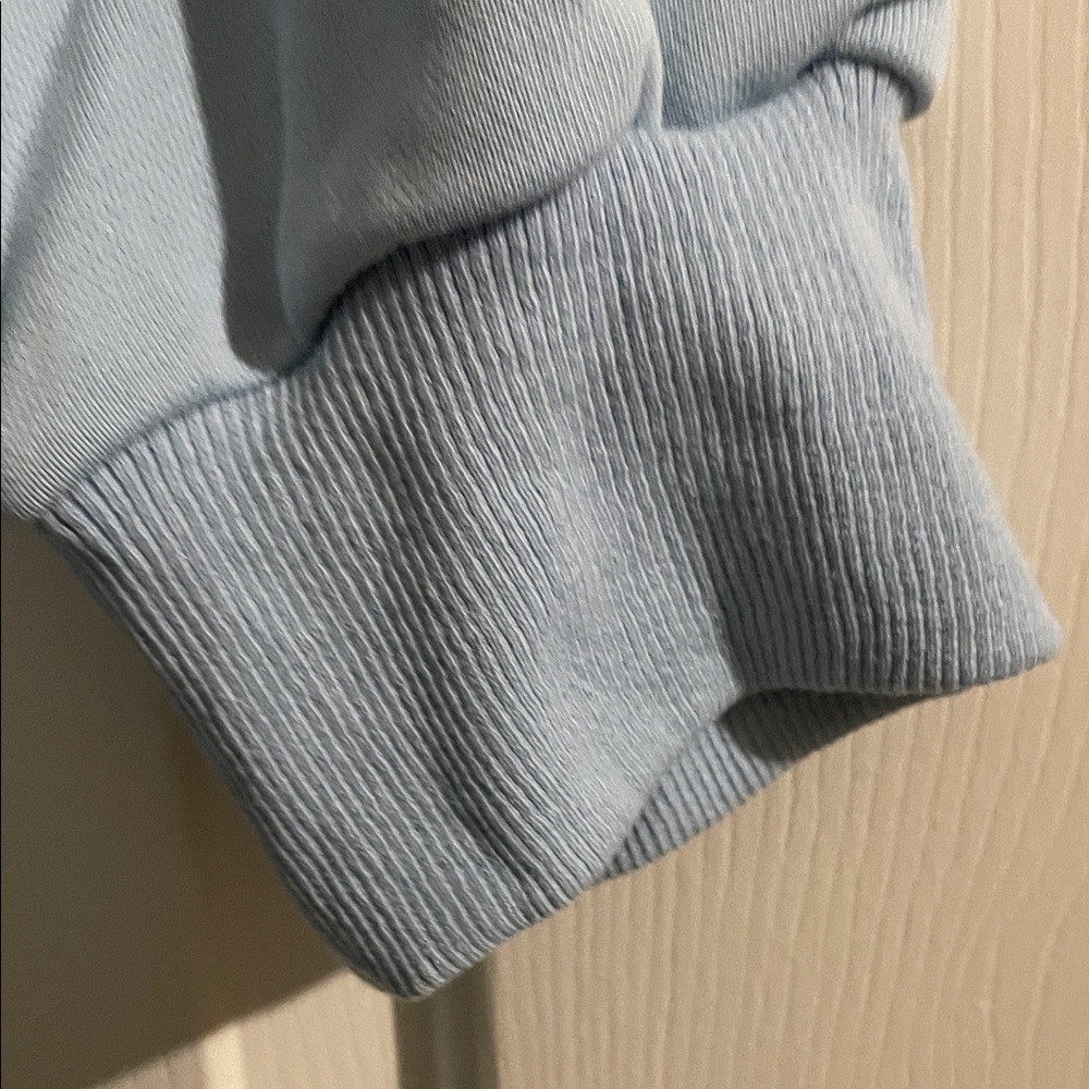 Sky Blue 'Be Nice' Women's Sweatshirt - Picture 8 of 12